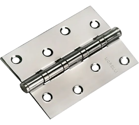 Петля стальная с подшипником универсальная MORELLI MSN 100x70x2.5-4BB SN цвет - бел.никель 9015125