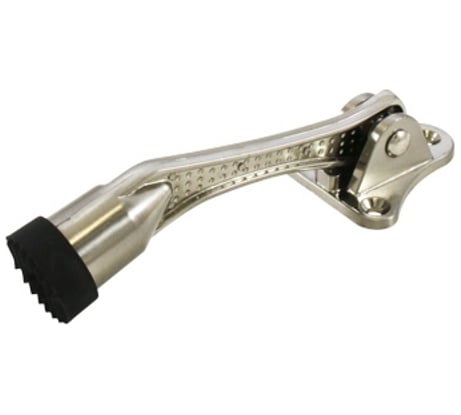 Дверной фиксатор Аллюр KH-130 SN матовый никель козья ножка Я665