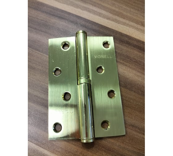 Петля MORELLI MSND 100x70x2.5 SG L, стальная с подшипником левая, цвет - мат.золото 9015137