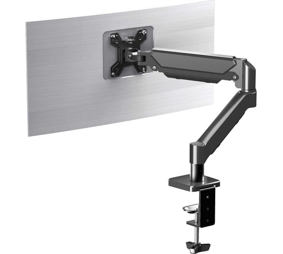 Кронштейн для монитора, одинарный, газлифт Filum VESA: 75x75/100x100, для диагонали 10-32, макс нагрузка 10 кг, кабель-канал, черный FL-DMG001SB
