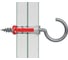 Дюбель с полукольцом Fischer DUOPOWER 6x30 RH K NV 535013 2
