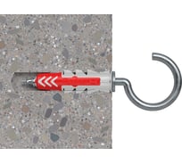 Дюбель с полукольцом Fischer DUOPOWER 8x40 RH K NV 535003