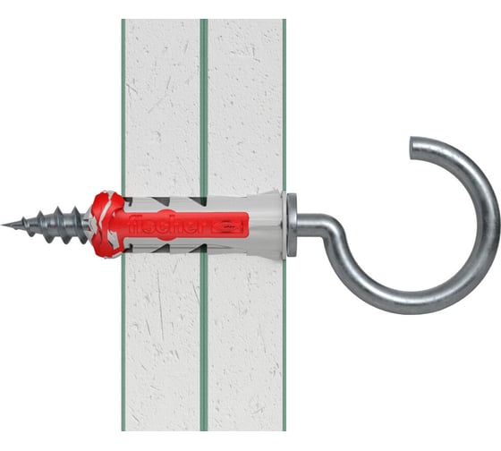 Дюбель с полукольцом Fischer DUOPOWER 8x40 RH K NV 535003