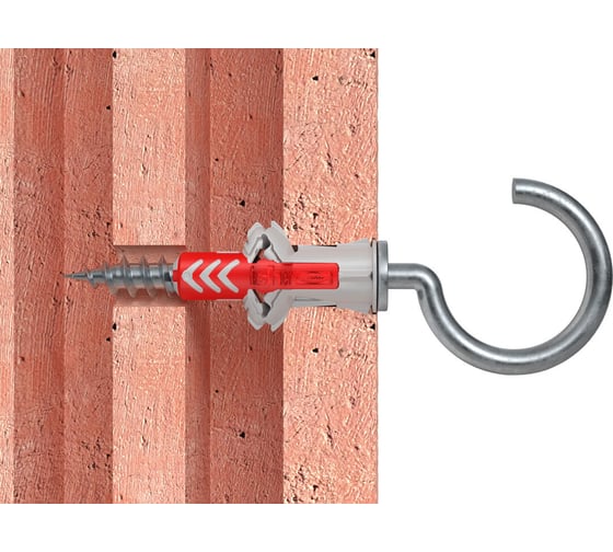 Дюбель с полукольцом Fischer DUOPOWER 8x40 RH K NV 535003