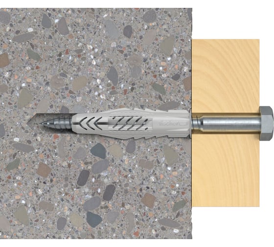Дюбель с шурупом Fischer UX 10x60 R S K 90880 1