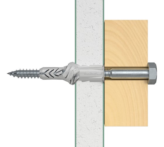 Дюбель с шурупом Fischer UX 10x60 R S K 90880