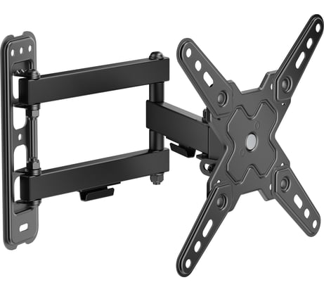 Кронштейн для Тв или монитора UNITEKI FM370ROTO на стену, диагональ 13-43 дюймов, c функцией портретно-альбомной ориентации панели и адаптерами VESA. 32370