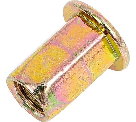 Гайка заклепка SORREX М6x15 шестигранная широкий фланец 100 штук PQL M6 100 1