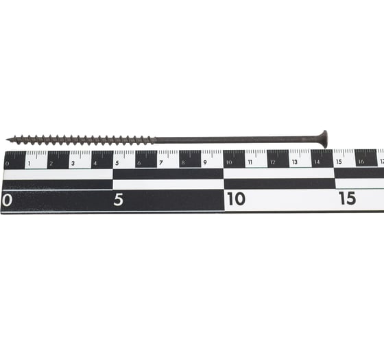 Саморез ГКД Доброга 4,8x152 оксидированный 10 шт ЦБ-0037985