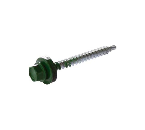 Саморез ШГК Доброга 4,8x35 RAL6005 Темно-зеленый 10 шт ЦБ-00022390 1