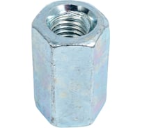 Гайка Доброга удлиненная М10 цинк DIN 6334 10 шт ТД-00003087