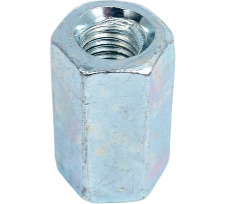 Гайка Доброга удлиненная М10 цинк DIN 6334 10 шт ТД-00003087