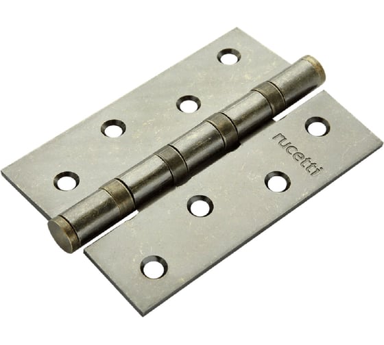Петля стальная универсальная с подшипником Rucetti RSN 100x70x2.5-4BB OMB, цвет - старая матовая бронза 9016531 1