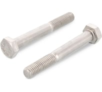Болт Metiz-A2 DIN 931 M8x100 мм, А2, нерж., шестигранная голова, 1 шт. 93128100 1