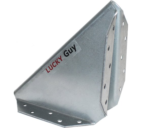Упорная косынка Lucky Guy 130х130х10х2 мм, оцинкованная 200 32 130 0
