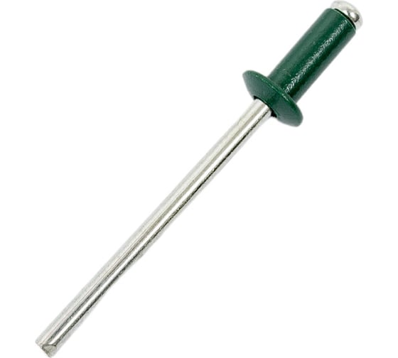 Заклепка вытяжная Госкреп ал./ст. 3,2x8 RAL6005 зеленый мох 28 шт. 8-0011840