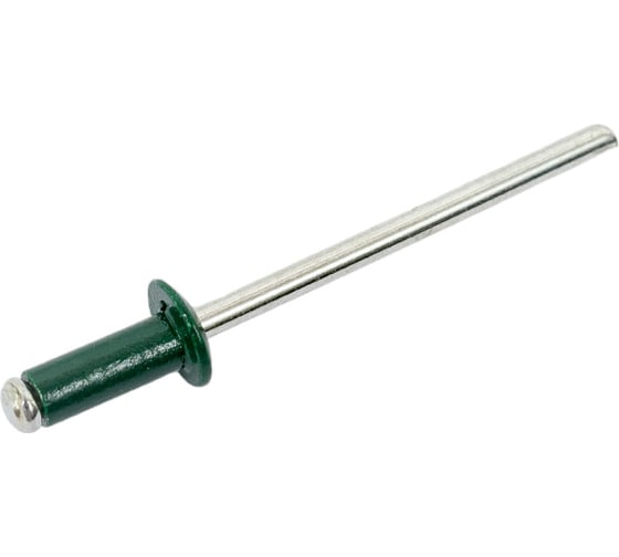 Заклепка вытяжная Госкреп ал./ст. 3,2x8 RAL6005 зеленый мох 28 шт. 8-0011840