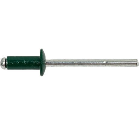Заклепка вытяжная Госкреп ал./ст. 4,0x10 RAL 6005 зеленый мох 22 шт. 8-0011870