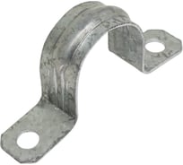 Металлическая двухлапковая скоба EKF d25-26 мм, 10 шт. PROxima sm-2-25-26-r