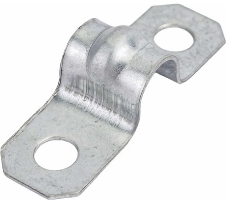 Металлическая двухлапковая скоба EKF d8-9 мм, 10 шт. PROxima sm-2-8-9-r