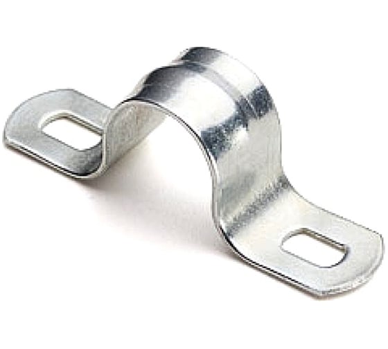 Металлическая двухлапковая скоба EKF d8-9 мм, 10 шт. PROxima sm-2-8-9-r