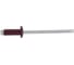 Заклепка Госкреп вытяжная ал./ст. 3,2x8 RAL 3005 красное вино 28 шт. 8-0011830 4