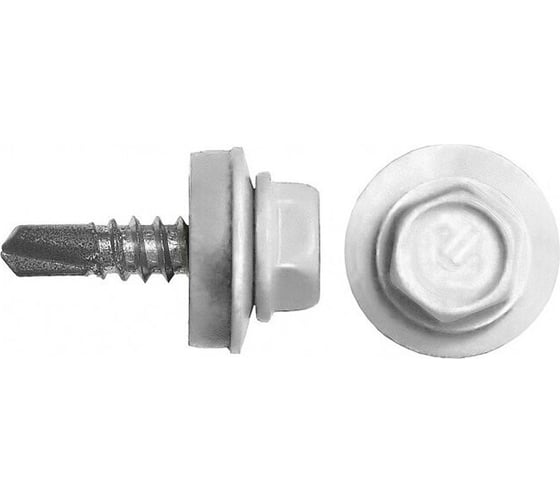 Кровельный саморез Госкреп 4,8х35 RAL 9003 белый, 250 шт. 2-0016710
