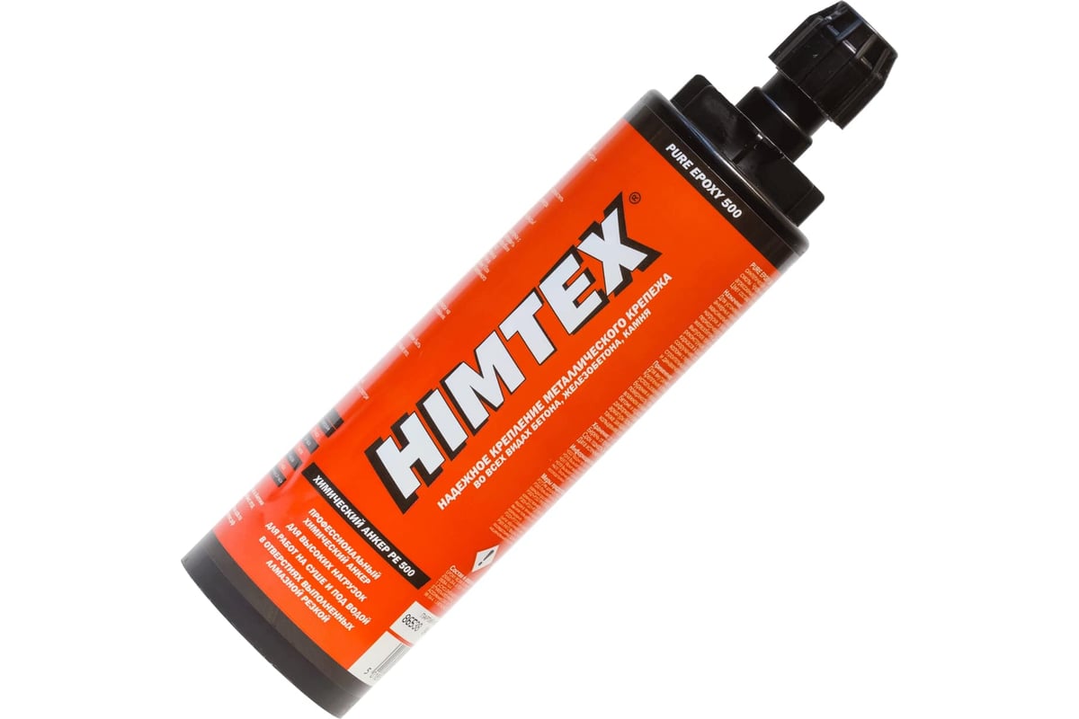 HIMTEX Хим. анкер PURE EPOXY 500 385 мл эпокс. смола для тяжелых нагрузок +  1 насадка CAN500385