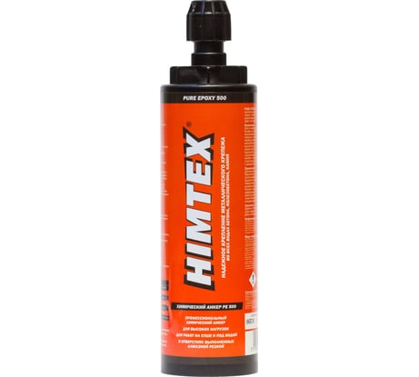 HIMTEX Хим. анкер PURE EPOXY 500 385 мл эпокс. смола для тяжелых нагрузок + 1 насадка HIM500385