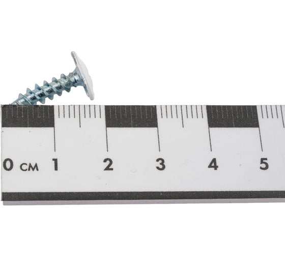 Саморез Госкреп ПШ 4,2х16 RAL 9003, белый 200 шт. 1-0016850