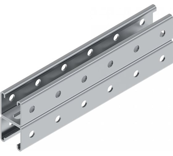 Профиль STRUT двойной Промрукав ПСД-41x41x1600 (2 мм) PR08.28436 1