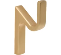 Крючок MF R25, 1-рожковый, золото браш 11325v