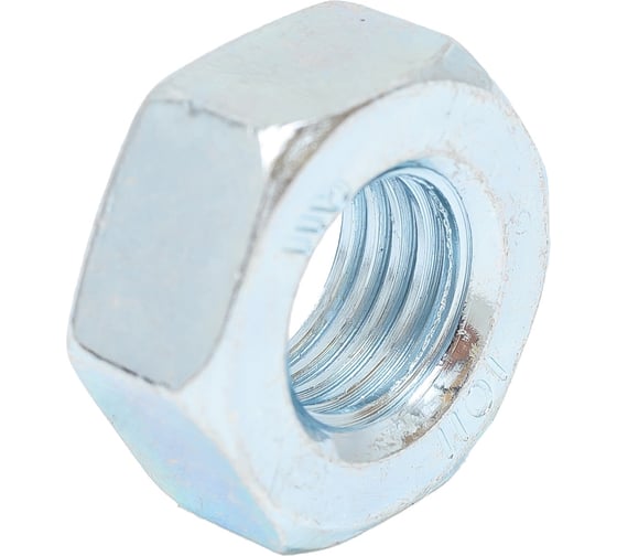 Гайка ZAMETAL М10х1,25 пр. 10.0, DIN 934, оц., 500 шт ZA516459