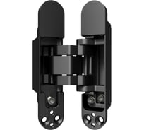 Петля дверная скрытой установки VAL DE FIORI 135х27 мм, со смещ., универсальная, с 3D-регулировкой, черный матовый CDH-3D 135x27-S MBL (2шт)