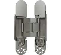 Петля дверная скрытой установки VAL DE FIORI 135х27 мм, соосная, универсальная, с 3D-регулировкой, хром матовый CDH-3D 135x27 MCR (2шт)