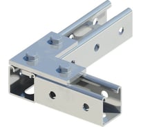 Пластина соединительная ООО "СТАЛЬНЫЕ СИСТЕМЫ" L-образная, гор. цинк SR45-212