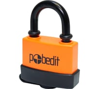 Pobedit Замок навесной Бастион-1, всепогодный, с закаленной дужкой, 80 мм 8111080