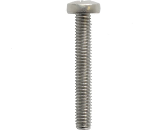 Винт FIXATOP с полукруг г., крест. шлиц, М6х40 H нерж. сталь A2, DIN 7985, блистер, 6 шт . 00000087702