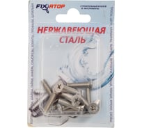 Винт FIXATOP потай. голов., крест. шлиц, М5х20 H нерж. сталь A2, DIN 965, блистер, 12 шт. 00000089002