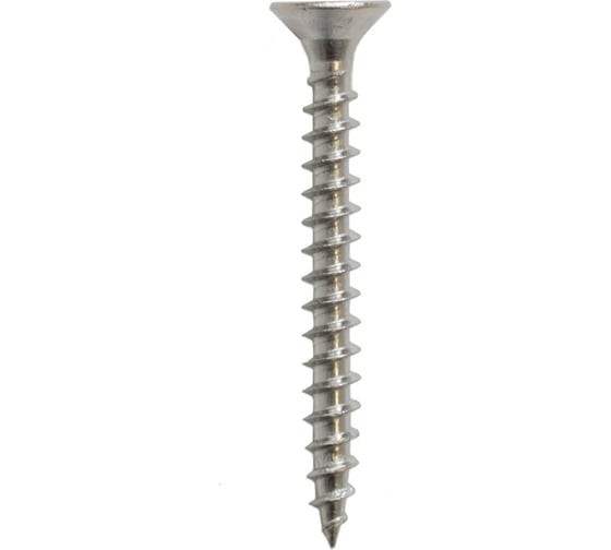 Саморез FIXATOP с потай. г., крест. шлиц, М3,5х25 Z, нерж. сталь A2, ART.6112, блистер, 20 шт. 00000084902 1