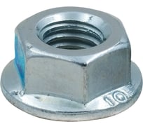 Гайка с фланцем Море-Метизов DIN 6923 цинк M6 мм, 500 шт. GAYKACM6500М