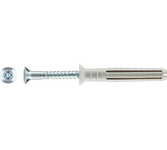 Дюбель-гвоздь Tecfi YZ потайн. манжета, нейлон, 6x40, 150 шт. пакет 148862