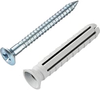 Дюбель-гвоздь Tecfi YZ потайн. манжета, нейлон, 8x45, 100 шт. пакет 148866