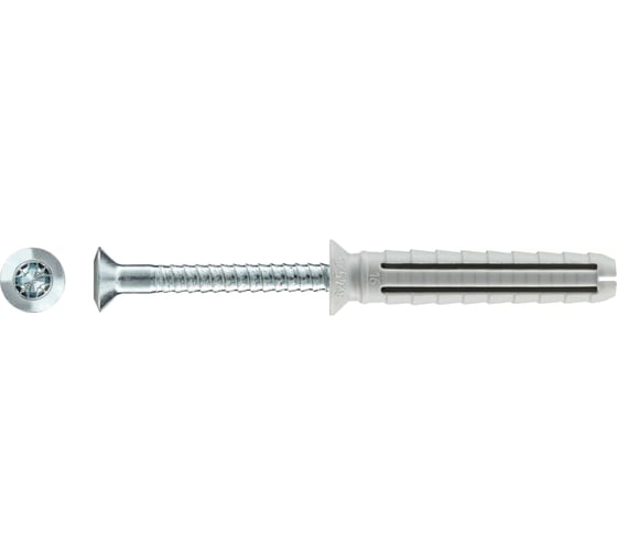 Дюбель-гвоздь Tecfi YZ потайн. манжета, нейлон, 8x45, 100 шт. пакет 148866