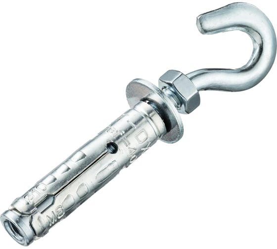 Анкер с крюком Tecfi DX ZN М6x45 (4 шт)- пакет 148887