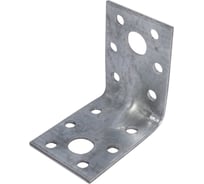 Уголок крепежный Доброга усиленный 130x130x100 цинк 35 шт. ЦБ-00031178