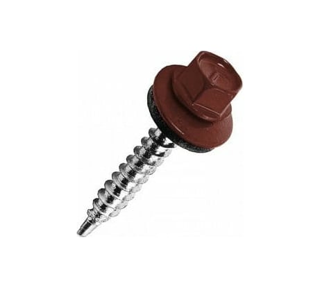 Саморез Доброга ШГК 4,8x50 RAL3009 Красный оксид 50 шт. ТД-00014940