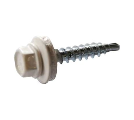 Саморез Доброга ШГК 4,8x50 RAL9003 Белый 50 шт. ТД-00014935