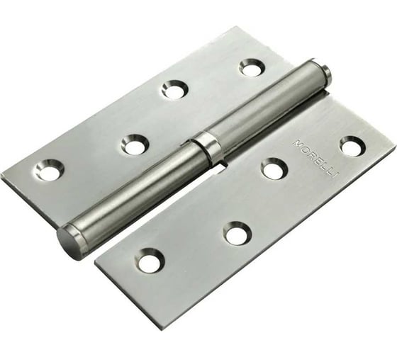 Петля стальная с подшипником правая MORELLI MSND 100x70x2.5 SN R бел. никель 9015140