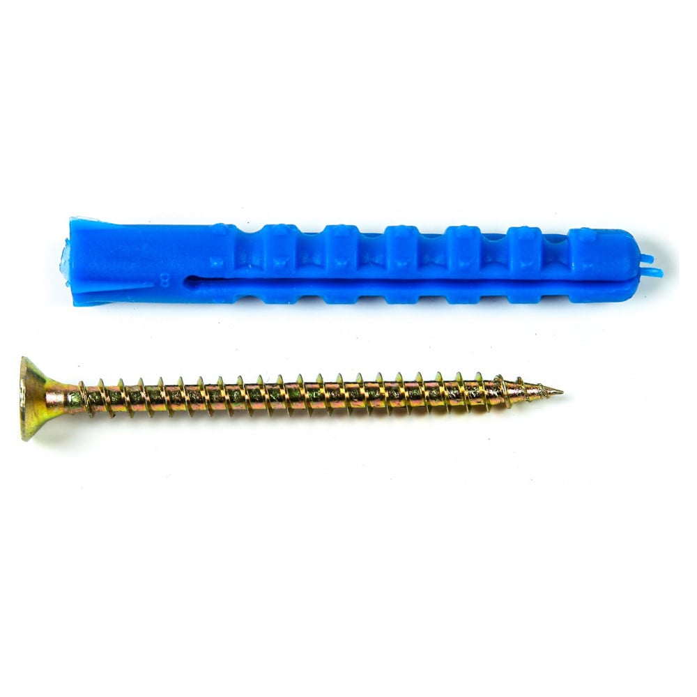 Набор для крепления ВИРТУОЗ дюбель 8х60 К, шуруп 5х70 потайная головка ...